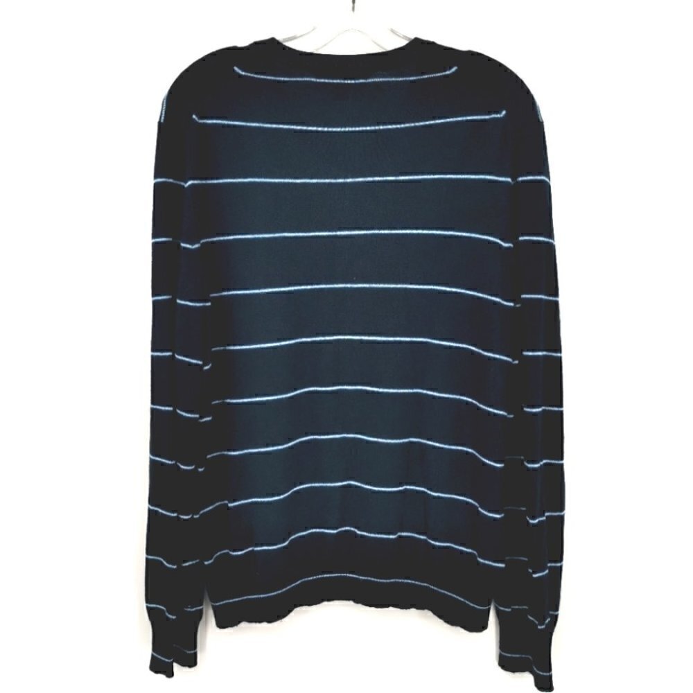 Banana Republic Men's L Silk Cashmere Striped - Picture 8 of 11